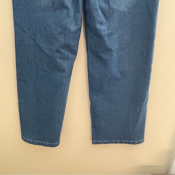 Women’s Blue Elastic Waist Pull-On Jeans Size 32 / Large - Picture 10 of 12